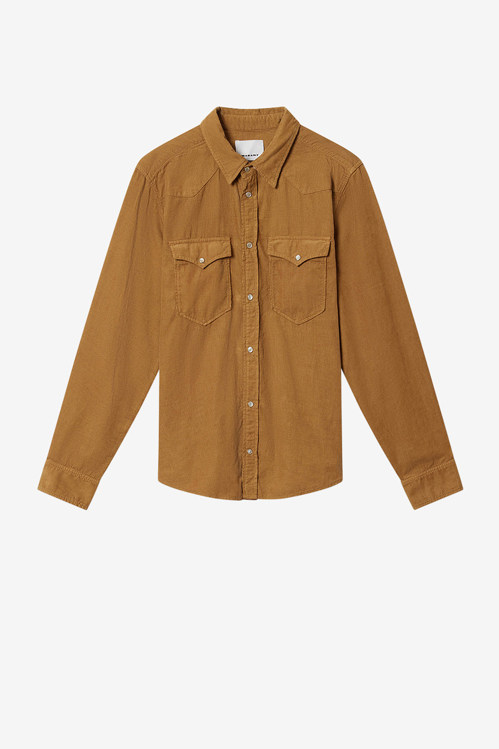 Vasco western corduroy shirt - Light bronze - Man - 1
