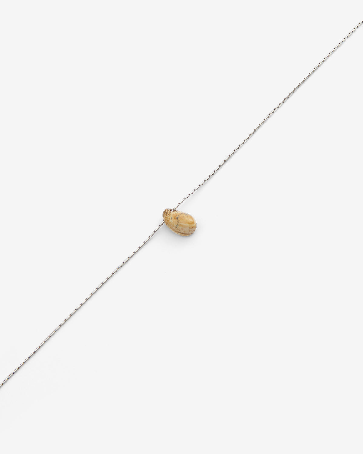 Collier rock man Man Naturel et argenté 2