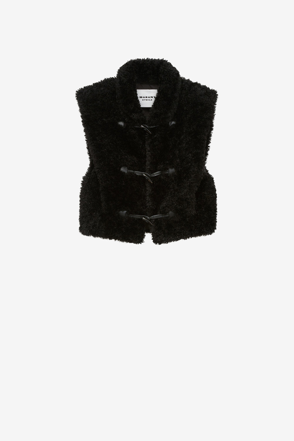 Gilet sans manches fausse fourrure alisa - Noir - Woman - 1