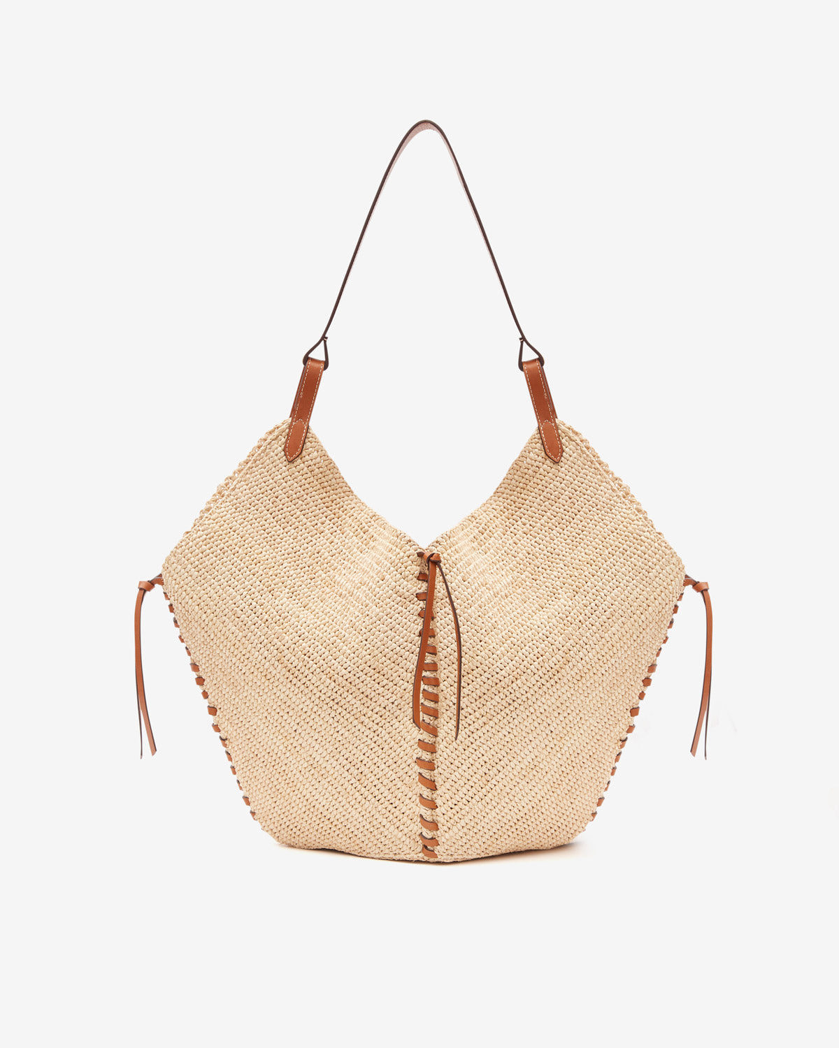 Borsa tampa Woman Natural and cognac 4