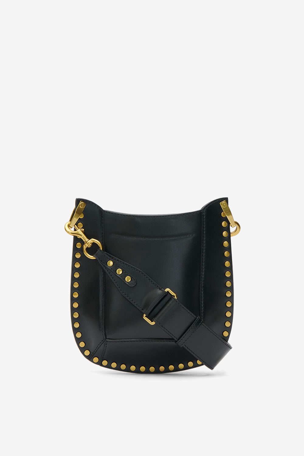 Borsa nasko in pelle con motivi grafici borchiati - Nero - Woman - 2