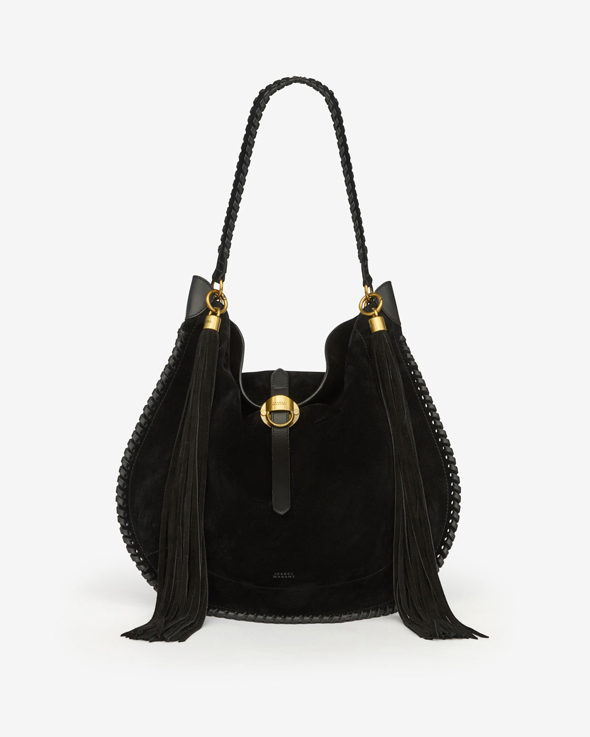 Oskan hobo folk bag Woman Black 7