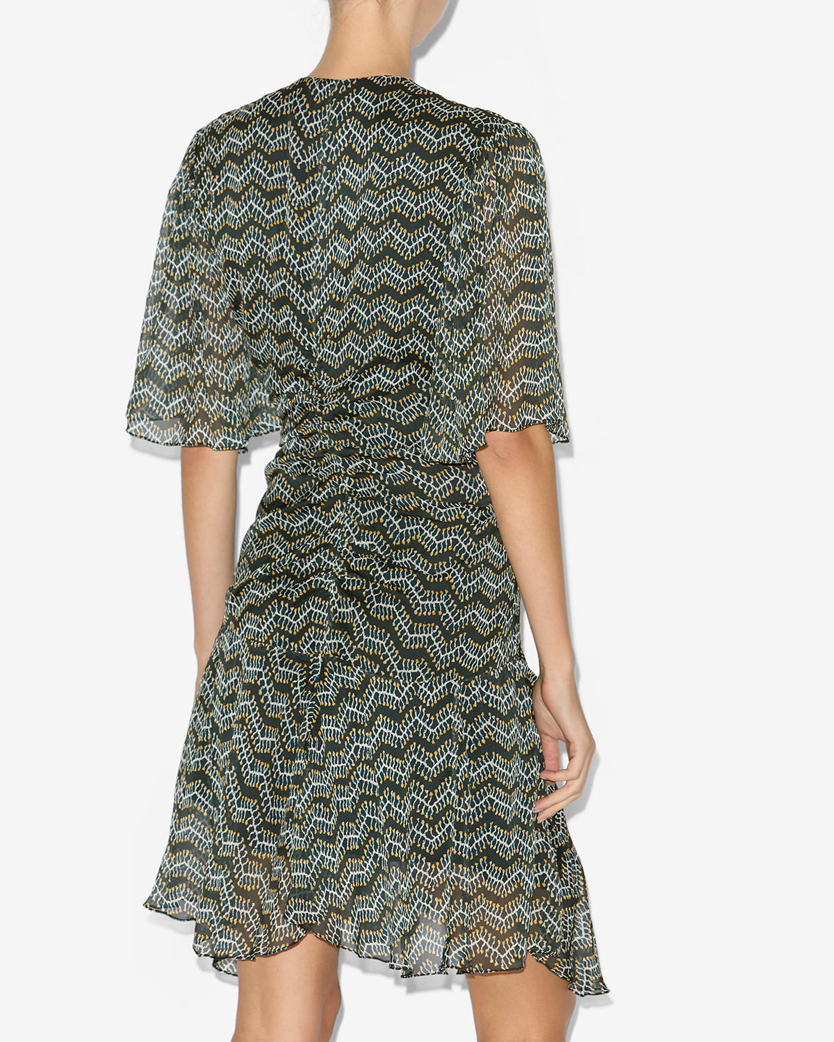 Kleid vivienne Woman Schwarz gewaschen 4
