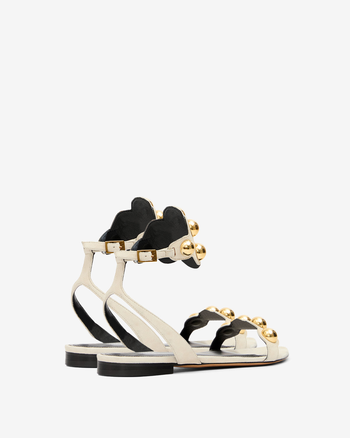 Sandales aselda Woman Ecru-doré 3