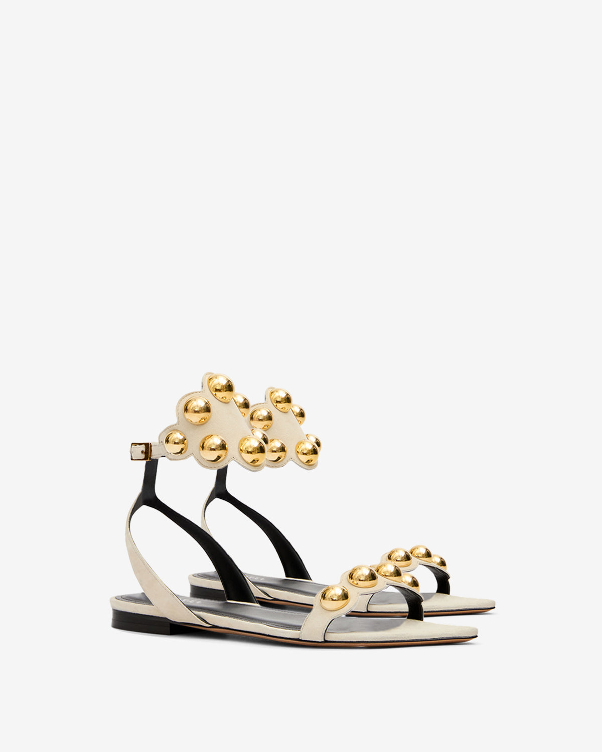 Sandales aselda Woman Ecru-doré 2