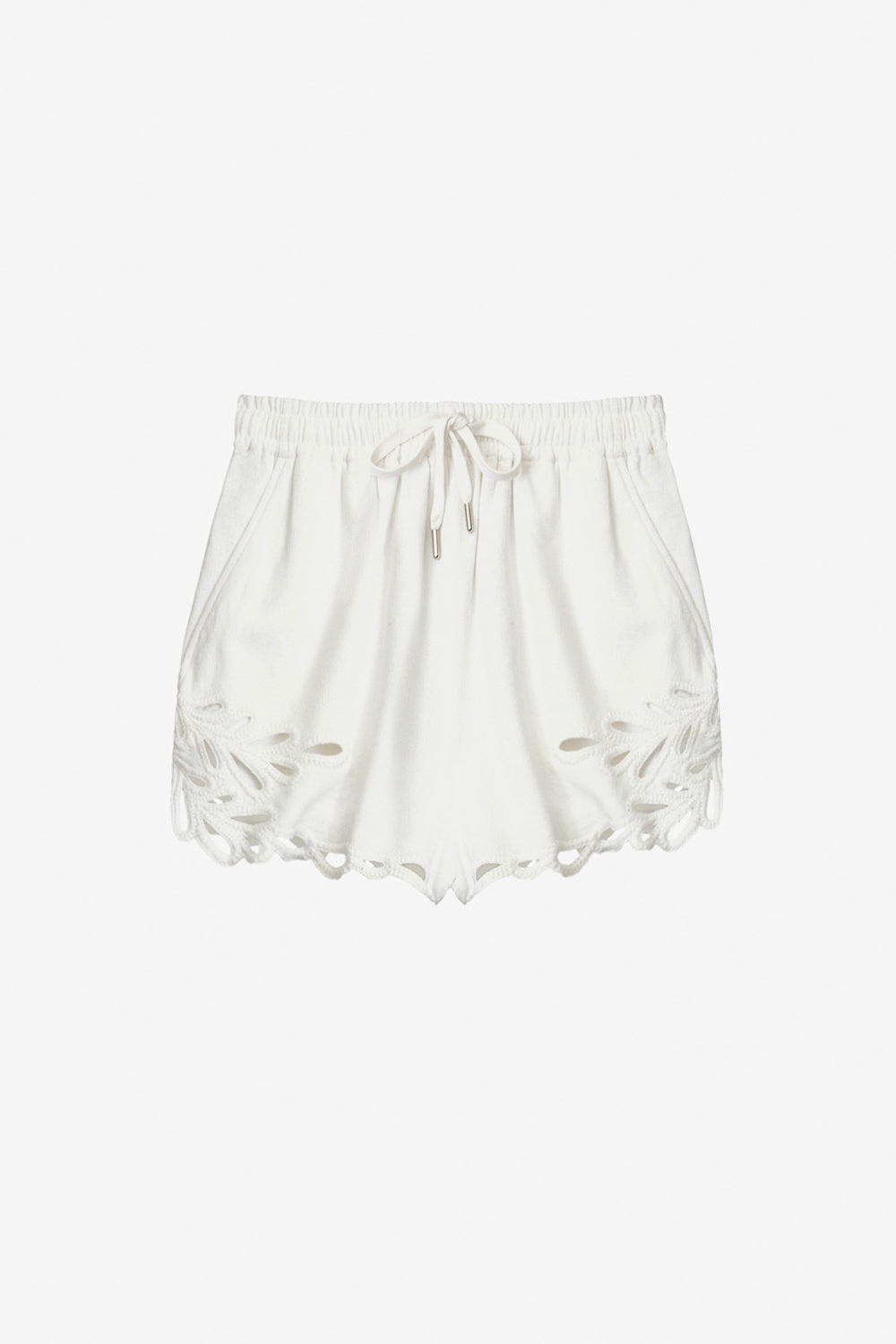 Safa short openwork embroidery shorts - White - Woman - 1
