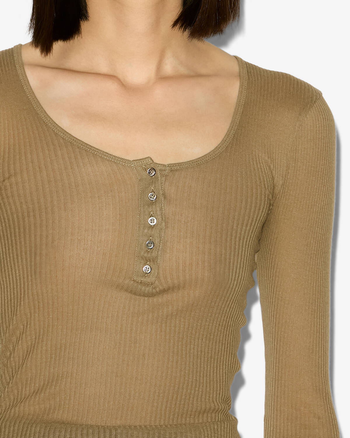 T-shirt lamylic Woman Kaki 2