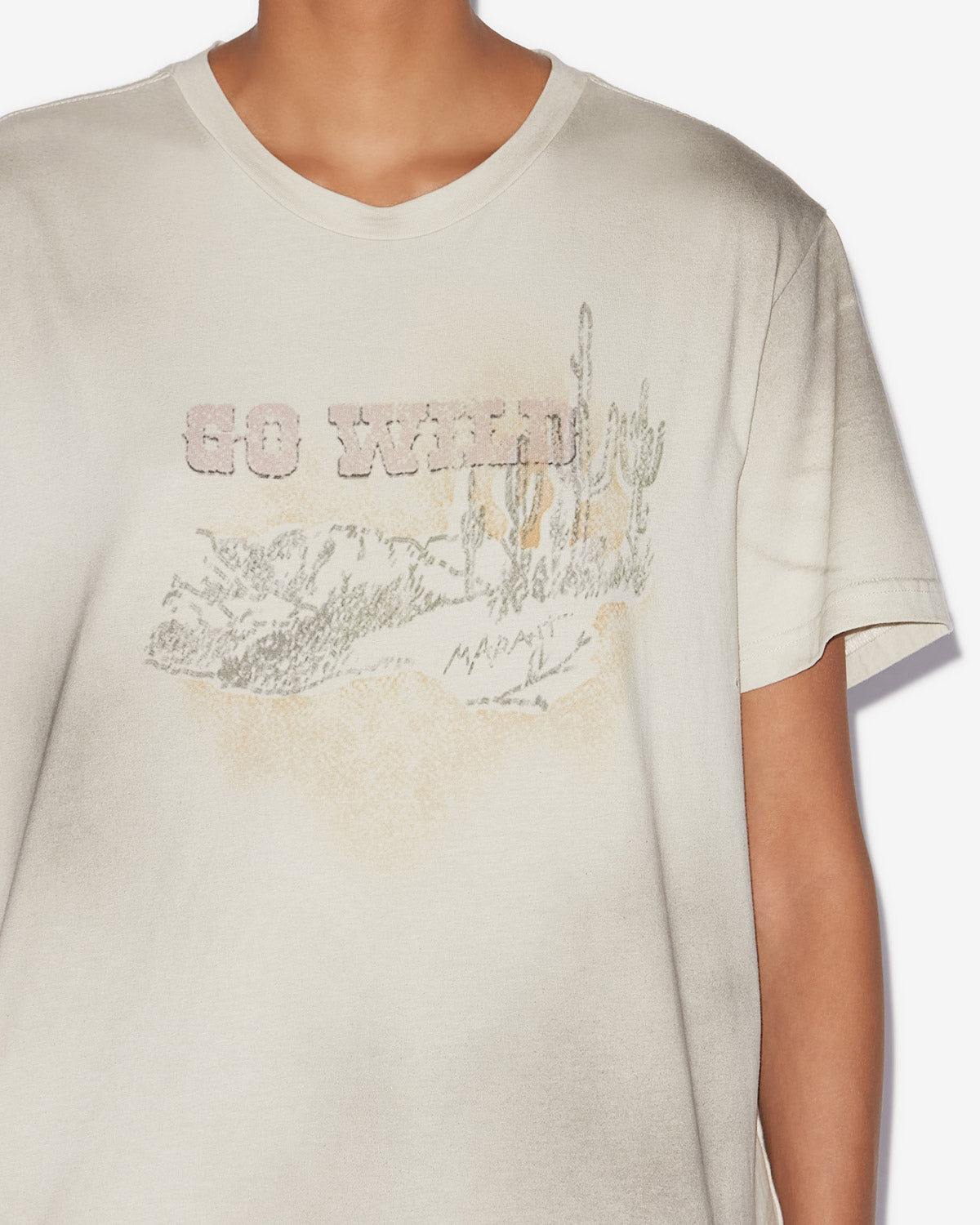 T-shirt zaof Woman Beige 2