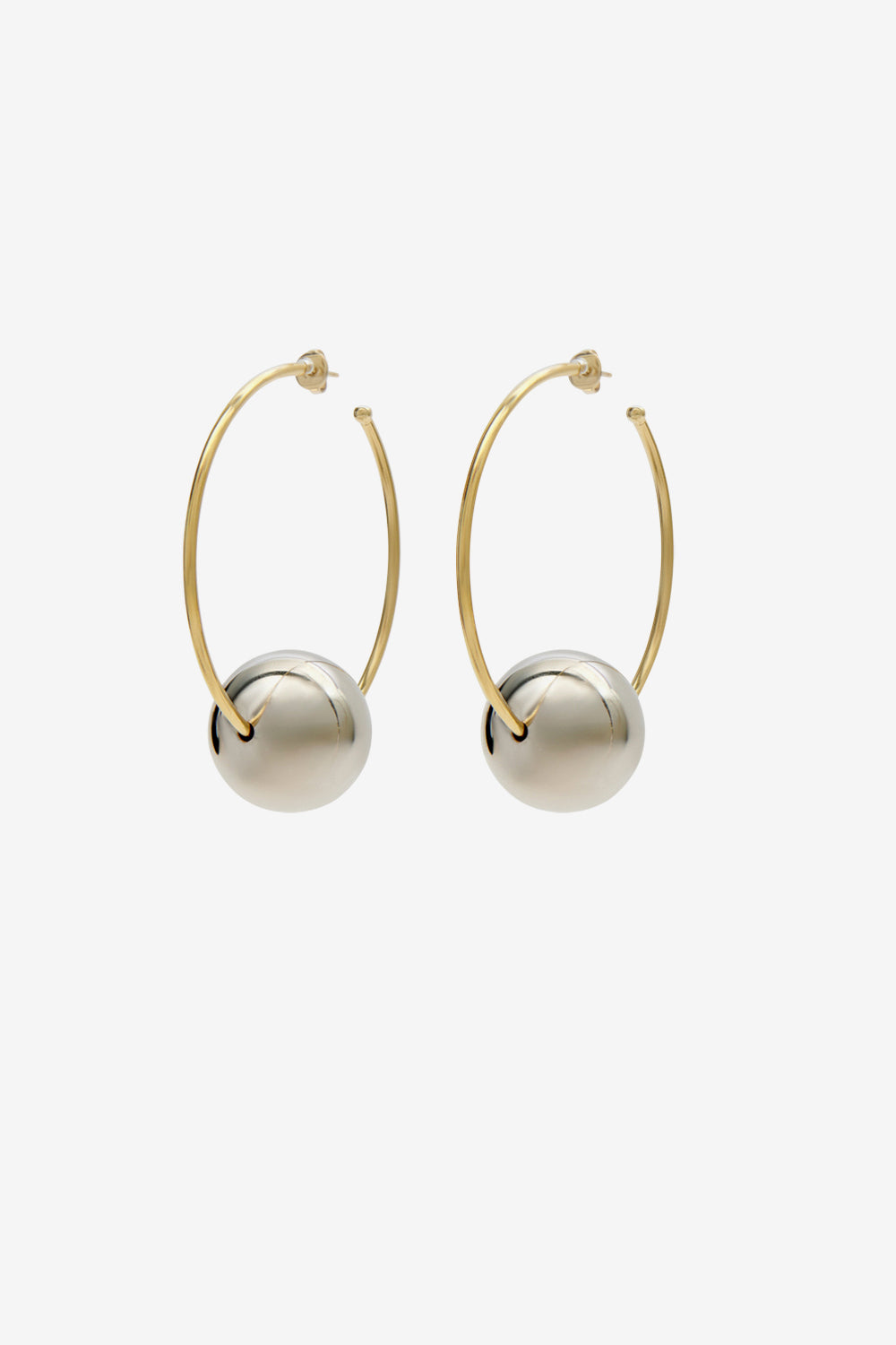 Elina earrings - Gold-silver - Woman - 1