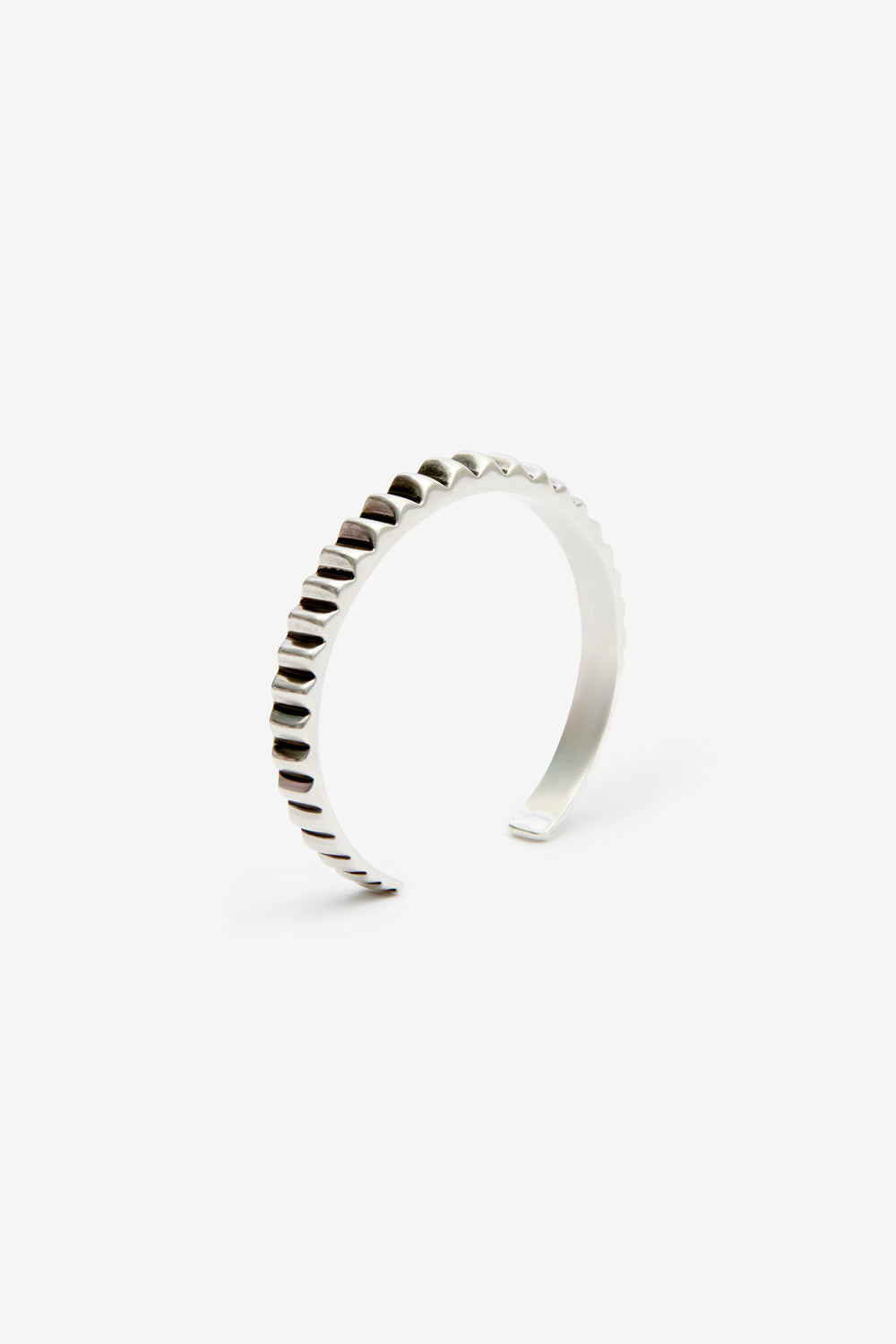 Leny man brass bangle bracelet - Silver - Man - 3