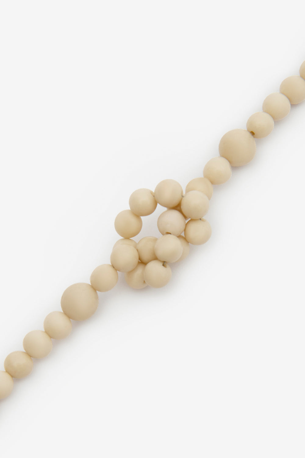 Noah stone bead bracelet - Ecru-silver - Man - 3