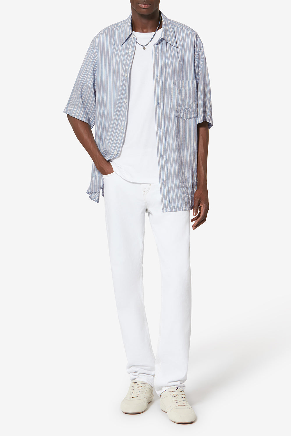 Oxfordhemd aus baumwolle labilio - Blau - Man - 2