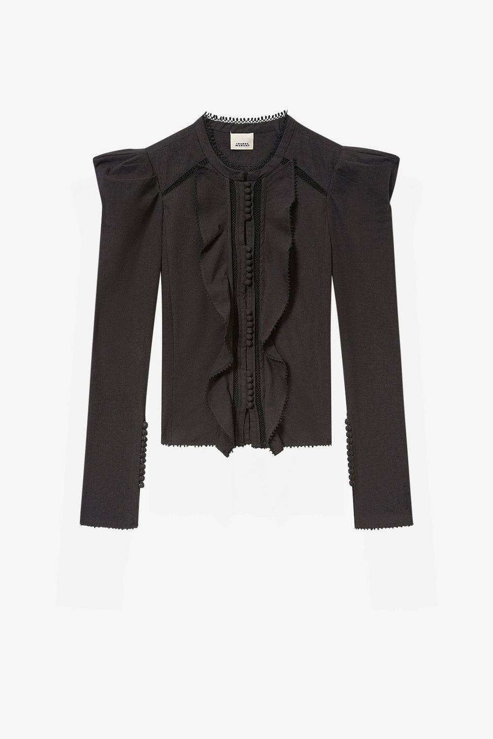 Calina コットン シャツ - 黒 - Woman - 1