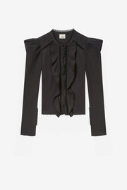 Calina コットン シャツ - 黒 - Woman