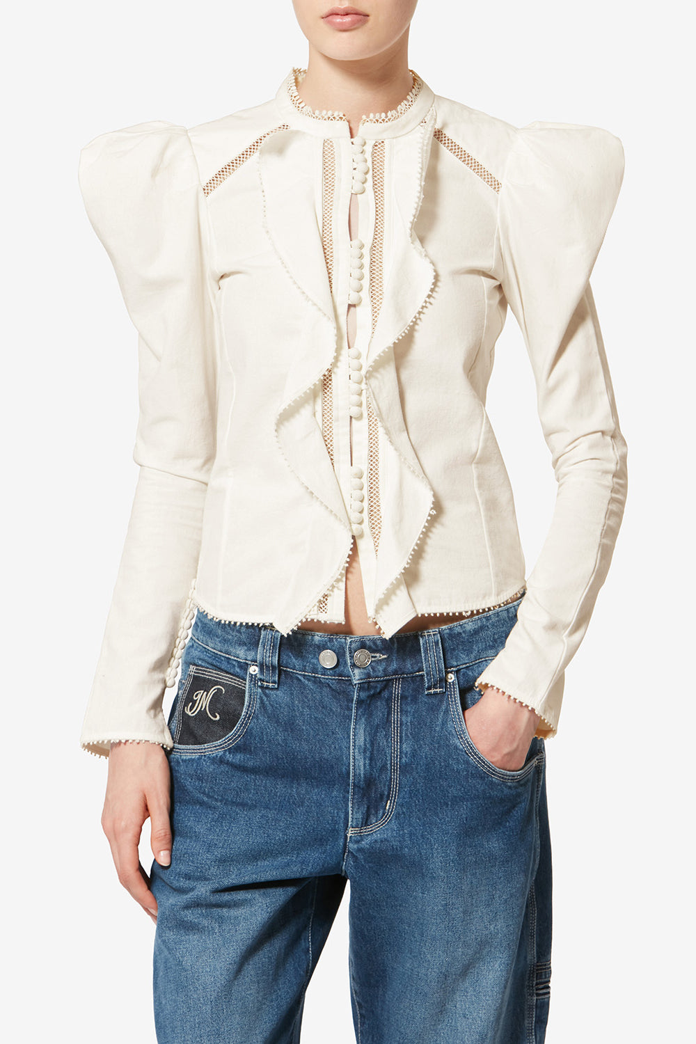 Calina コットン シャツ - 白 - Woman - 4