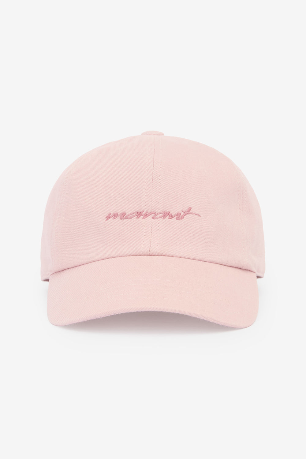 Casquette en toile de coton brodé tomas - Rose clair - Woman - 4