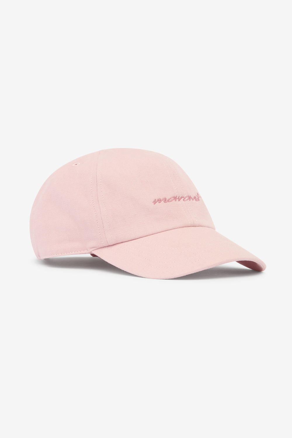 Casquette en toile de coton brodé tomas - Rose clair - Woman - 1