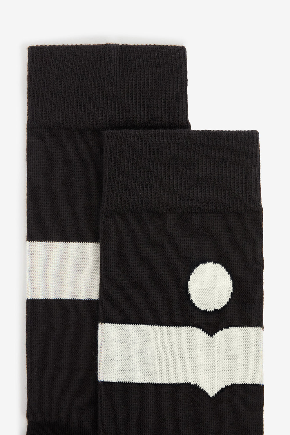 Nesson ロゴ入り ミドル丈 ソックス - 黒 - Man - 2