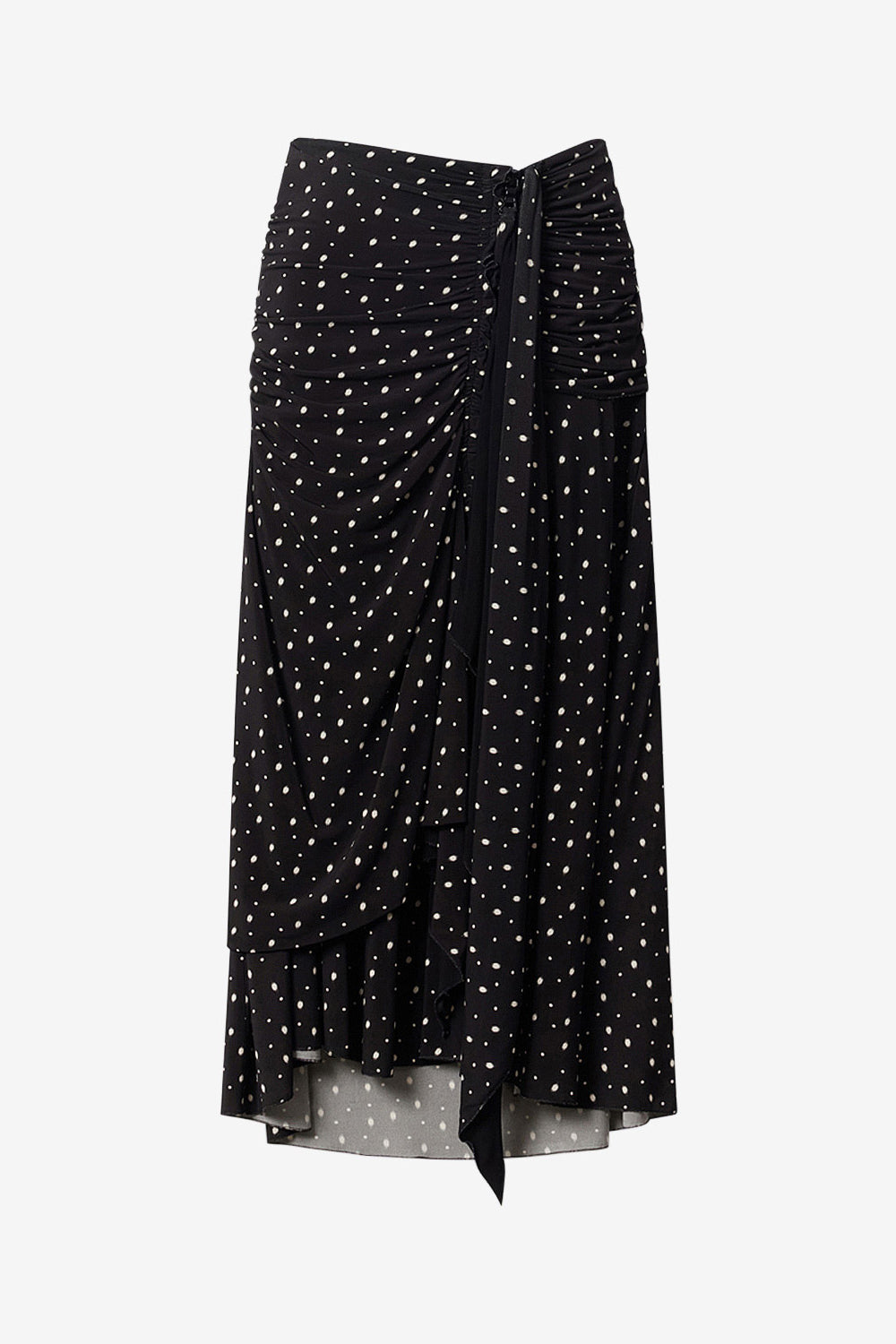 Jupe midi gyelle - Noir et écru - Woman - 1