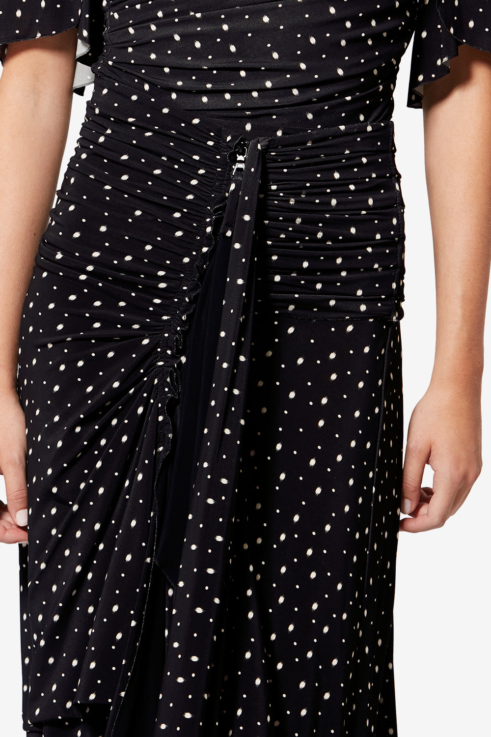 Jupe midi gyelle - Noir et écru - Woman - 3