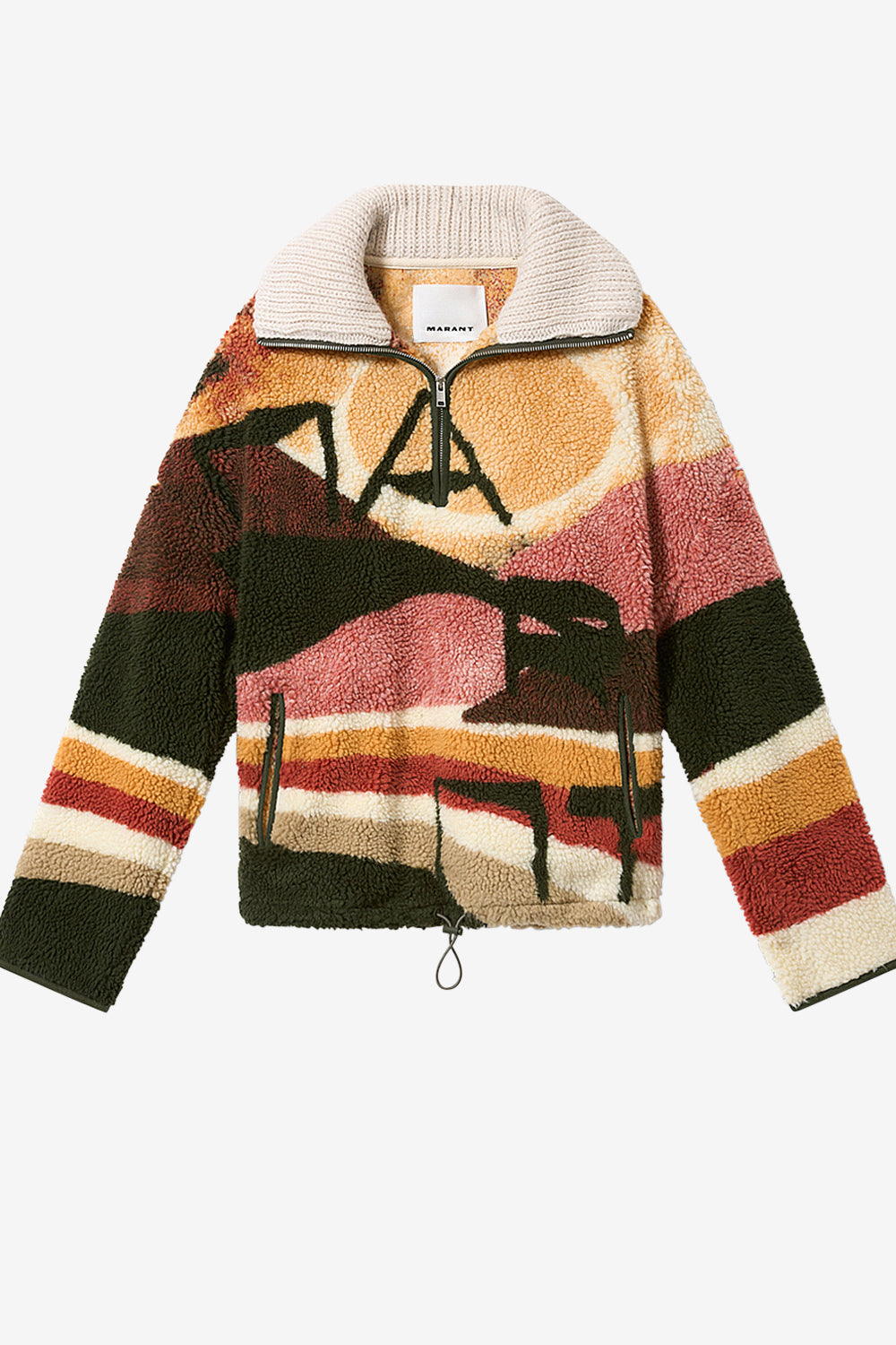 Marley desert print fleece jacket - Multicolor - Man - 1
