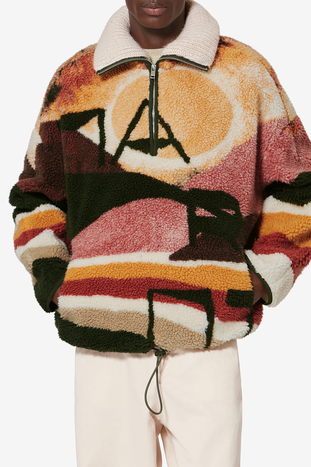 Marley desert print fleece jacket - Multicolor - Man - 4