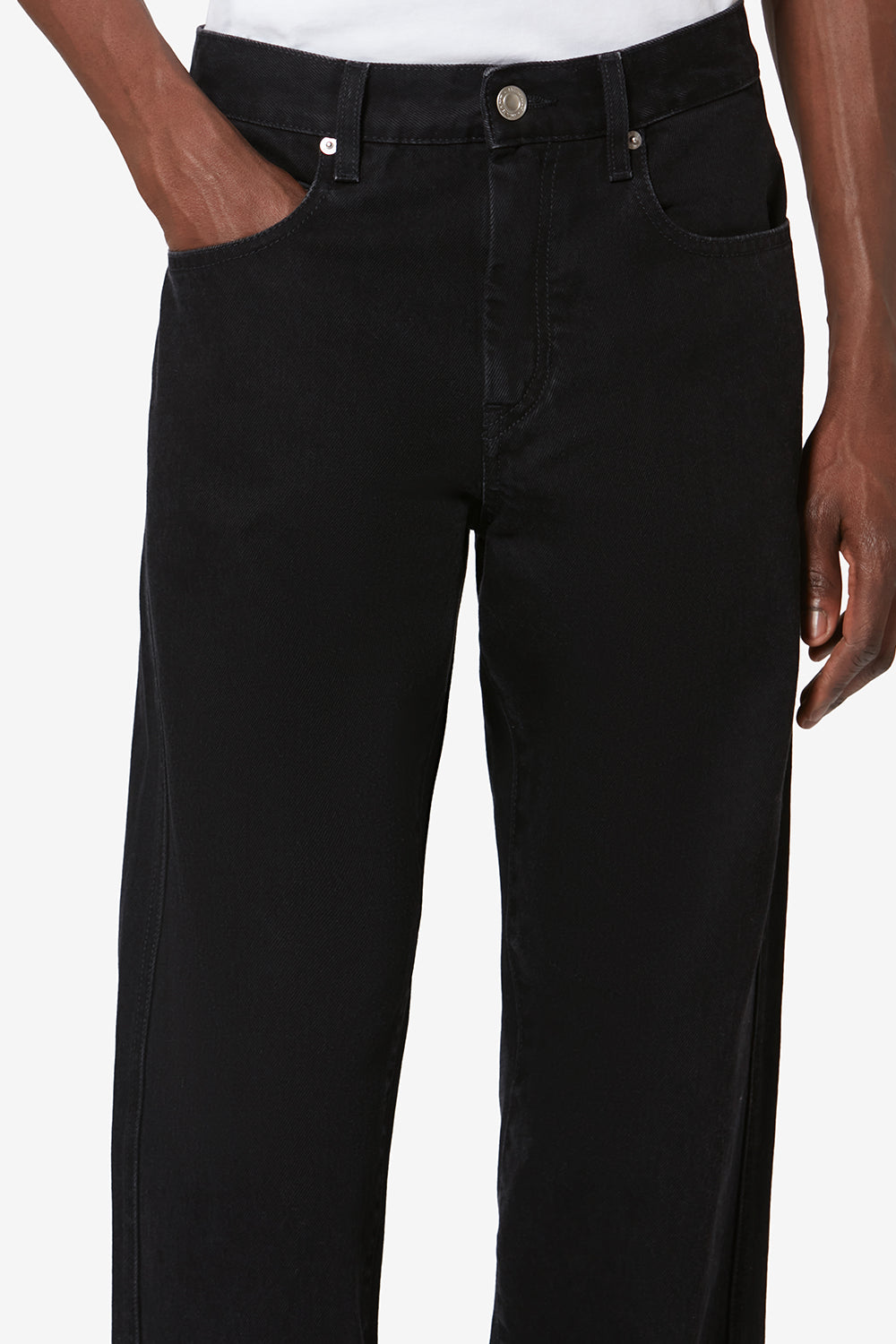 5-pocket-jeans lewys aus denim - Schwarz gewaschen - Man - 3