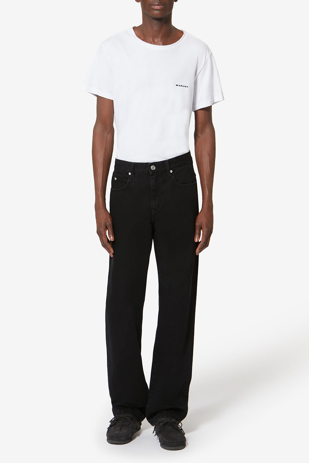 5-pocket-jeans lewys aus denim - Schwarz gewaschen - Man - 2