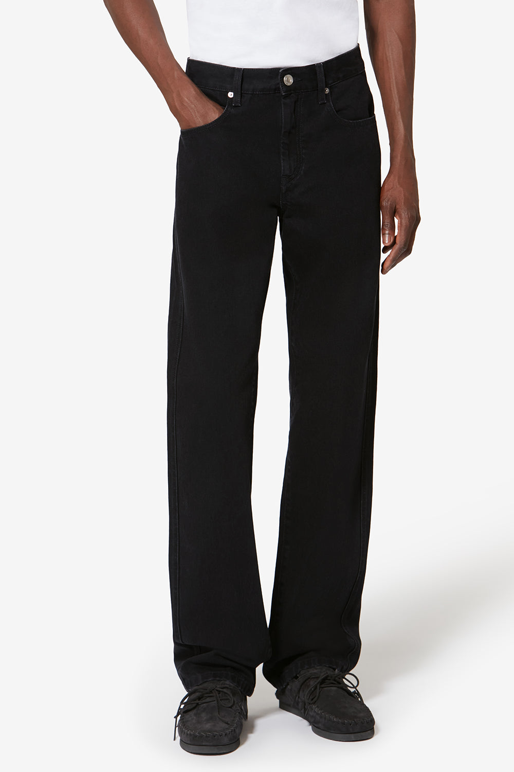 5-pocket-jeans lewys aus denim - Schwarz gewaschen - Man - 4