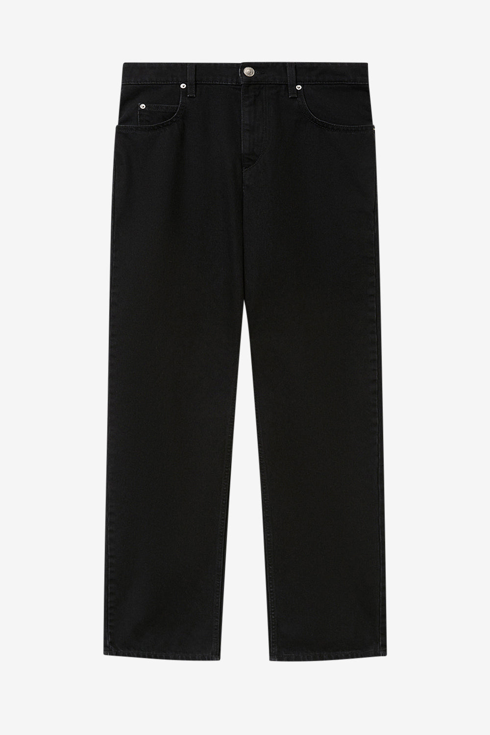 Pantalon dromie en coton - Noir délavé - Woman - 1