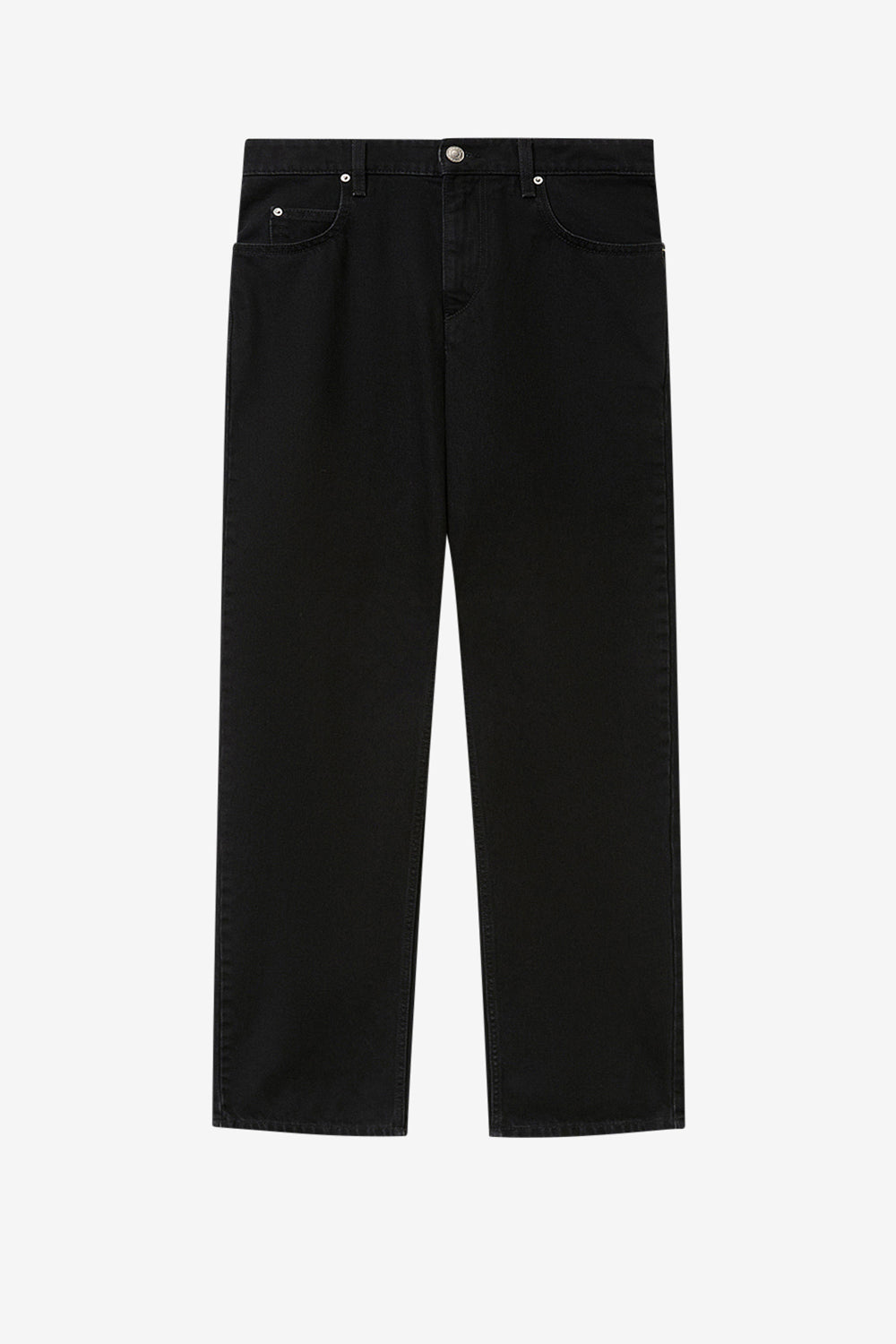 Pantalon dromie en coton - Noir délavé - Woman - 1