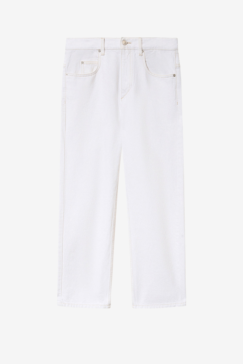 Dakota cotton pants - White - Woman - 1