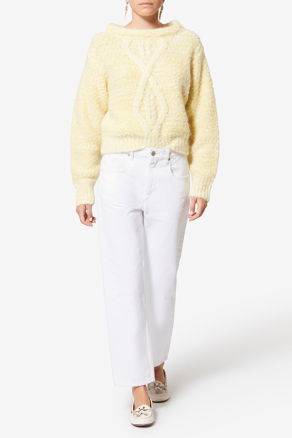 Pantalon dakota en coton - Blanc - Woman - 2