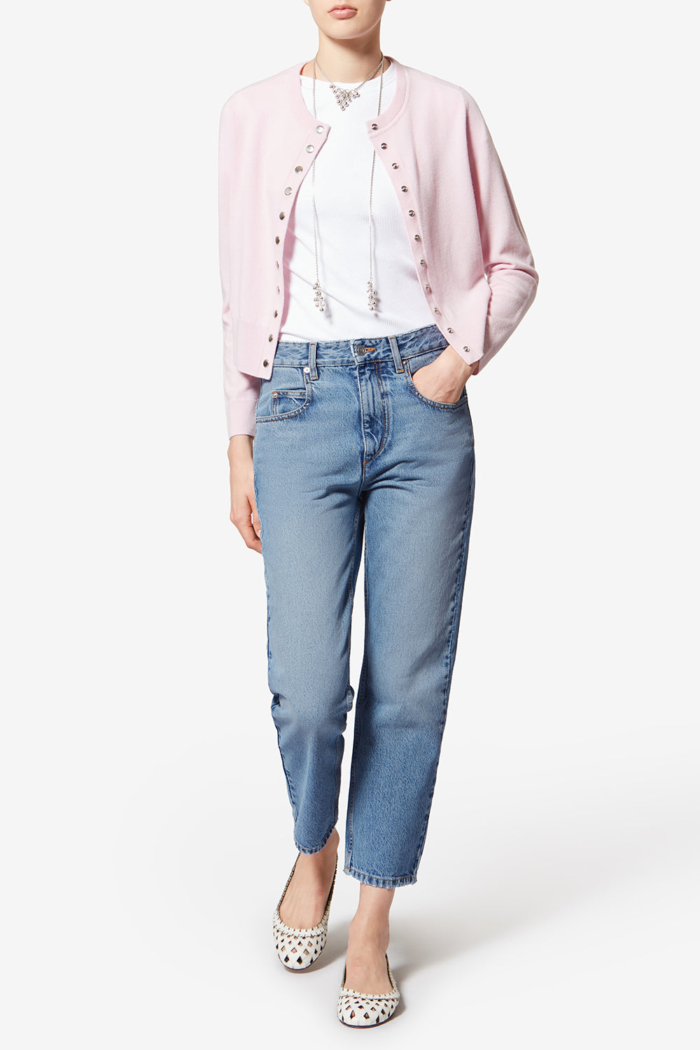 Pantalon dakota en coton - Bleu clair - Woman - 2