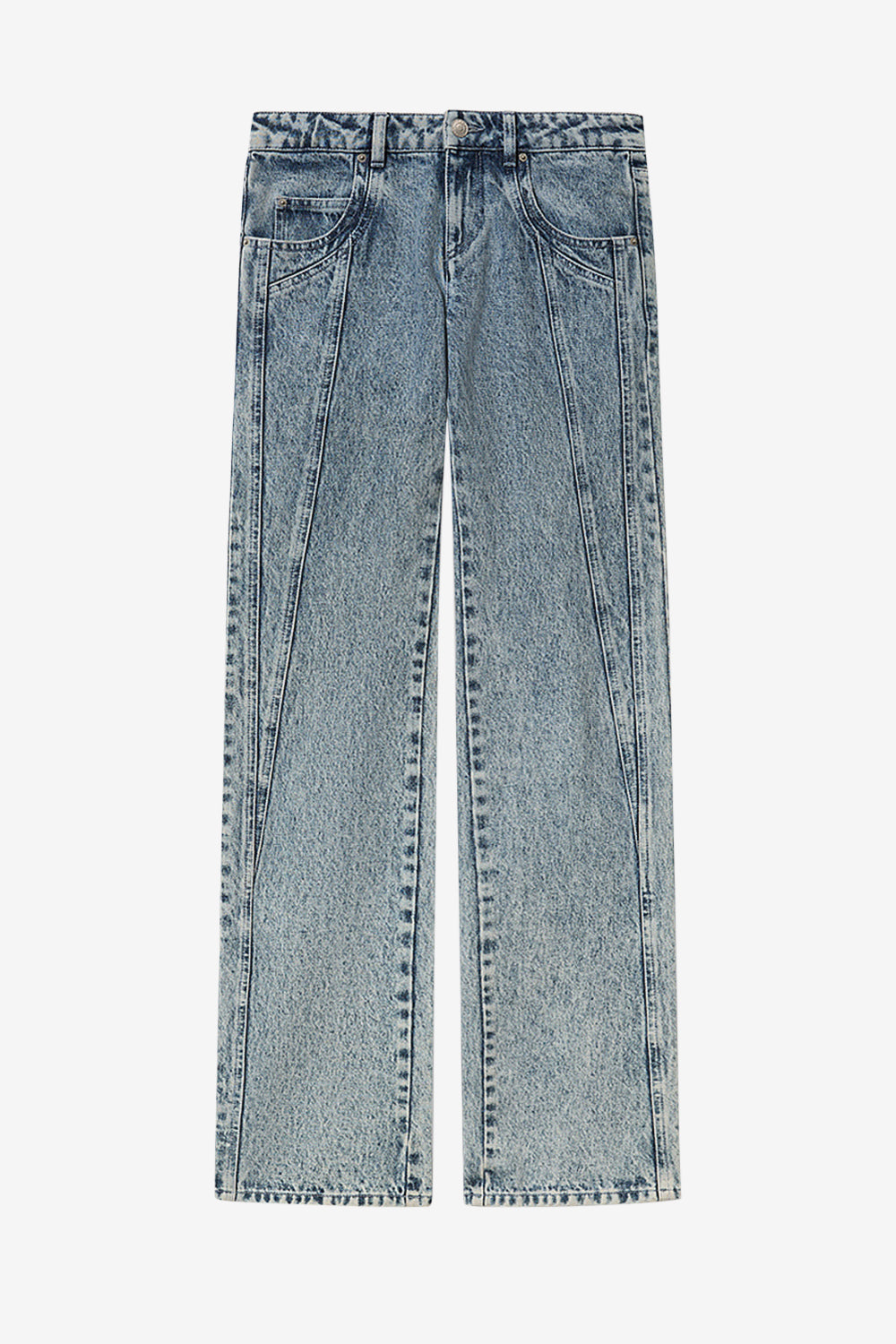 Jean bootcut jaylis en denim délavé - Bleu clair - Woman - 1