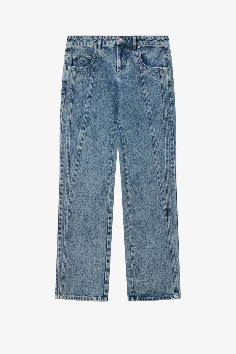 Jaylis washed denim bootcut jeans - Light blue - Woman - 1