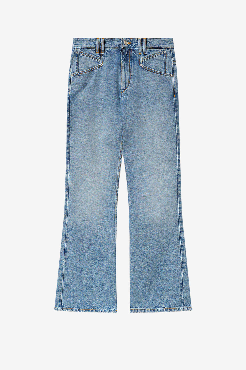 Belvia cotton pants - Light blue - Woman - 1