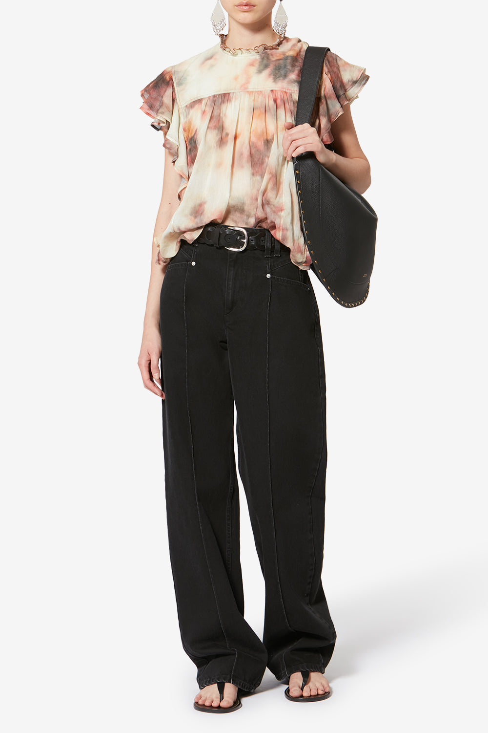 Drolane cotton pants - Black - Woman - 2