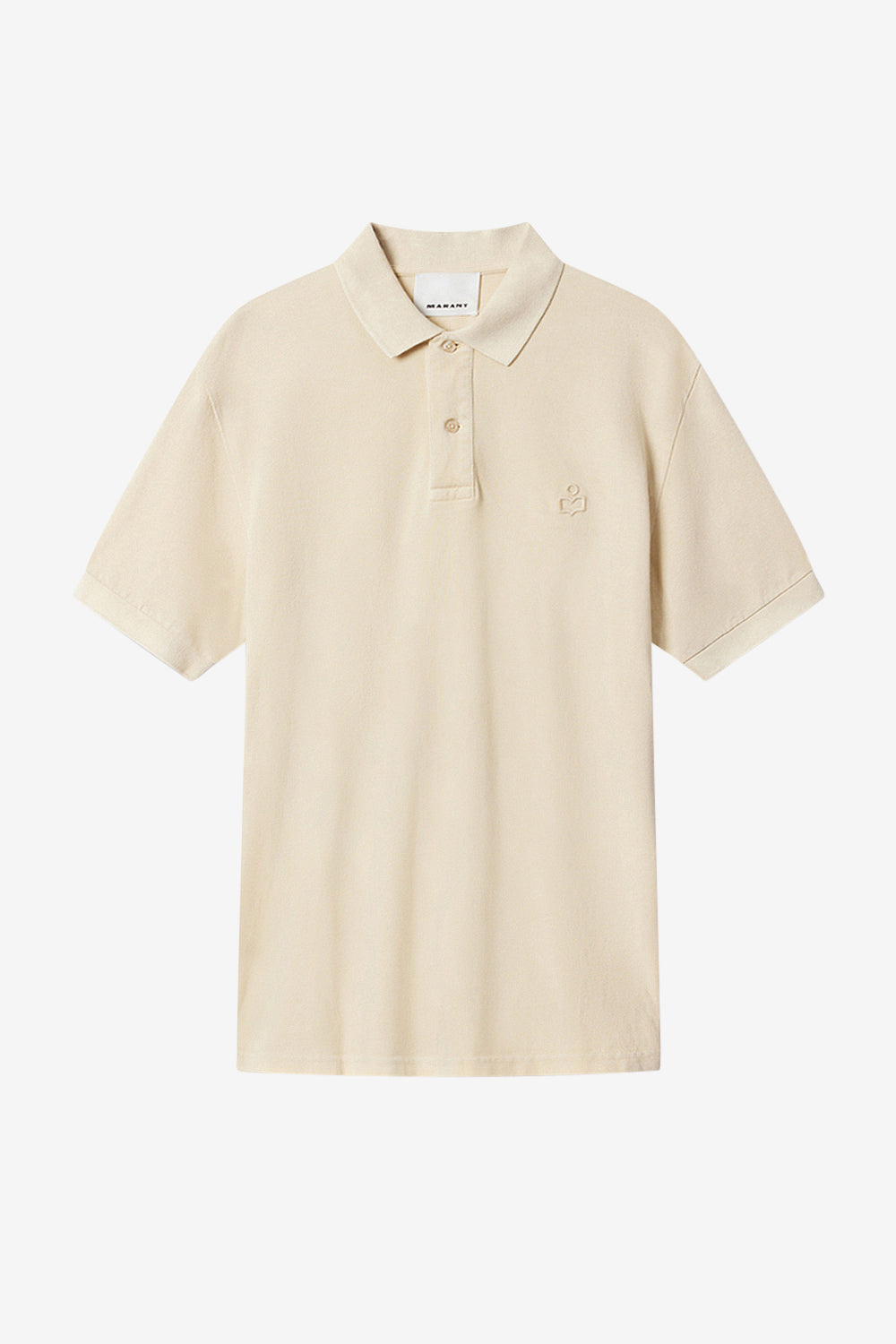 Afko short-sleeve piqué cotton polo shirt - Light yellow - Man - 1