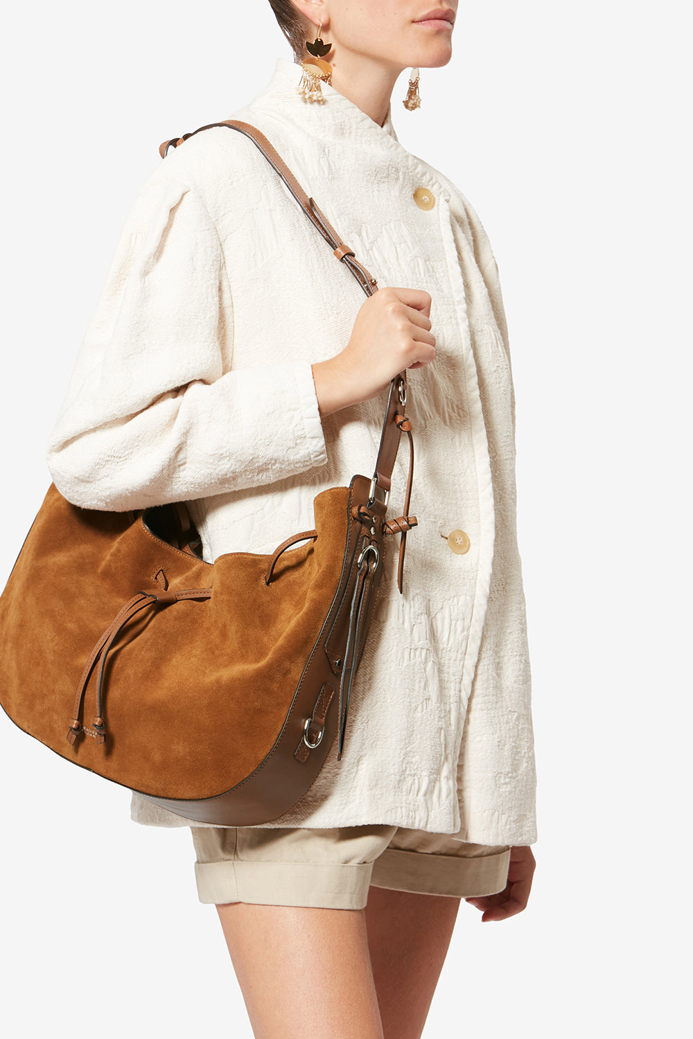 Bolton hobo 가죽 숄더백 - Cognac - Woman - 2