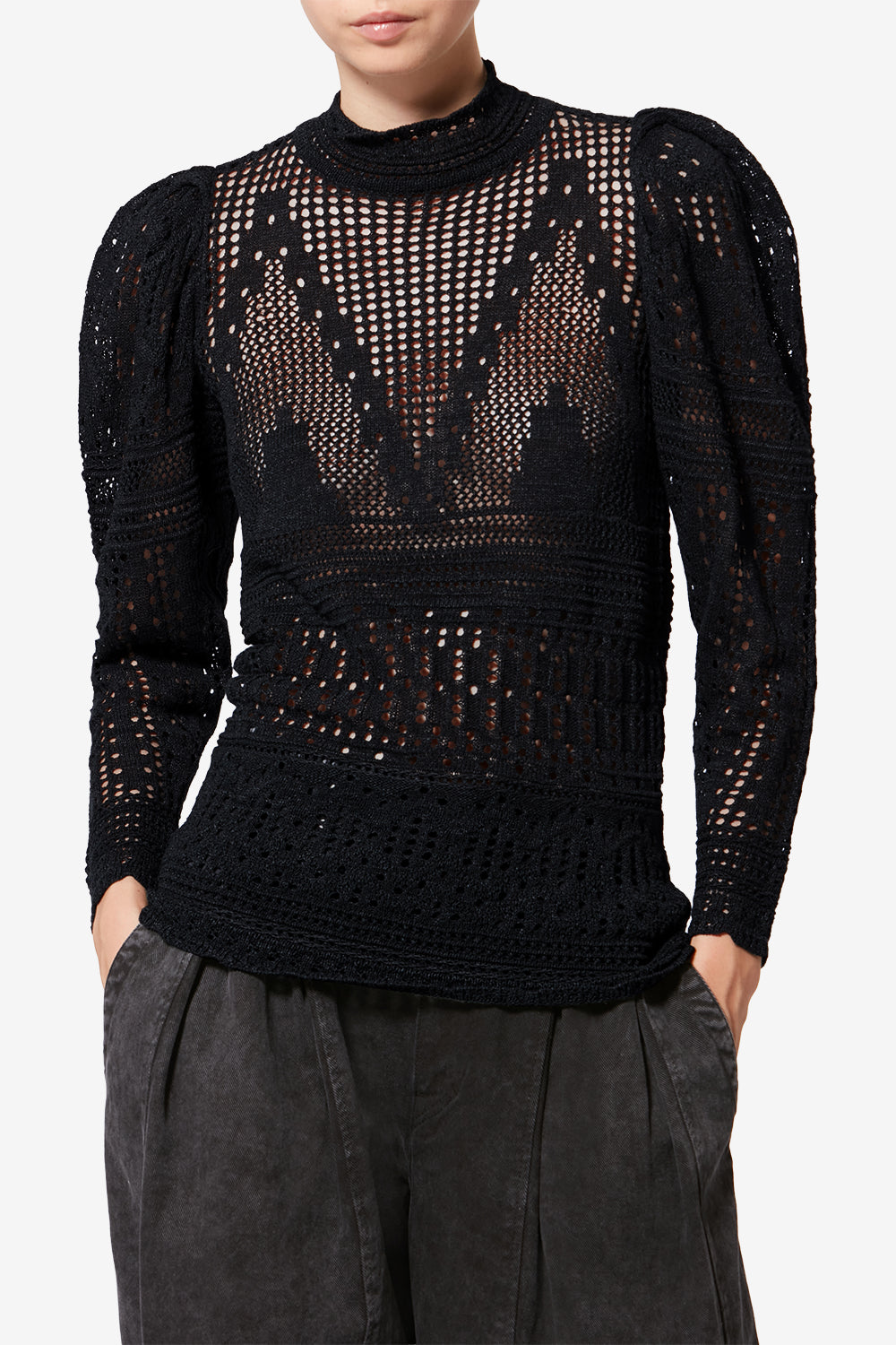 Pull dahara en coton - Noir - Woman - 4