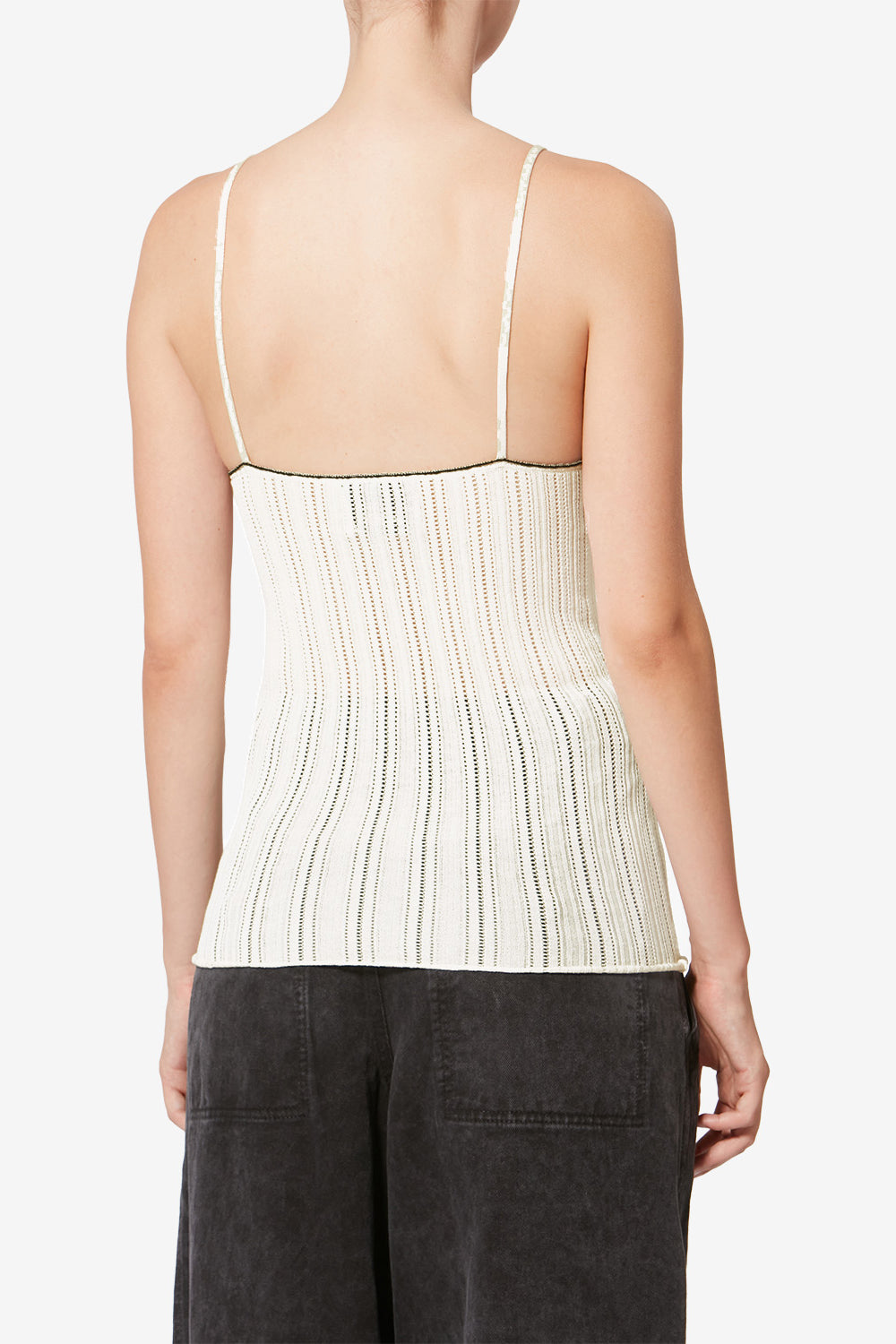 India cotton sweater - Ecru - Woman - 5