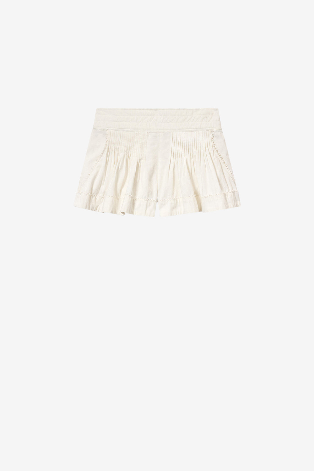 Short cybila en coton - Blanc - Woman - 1