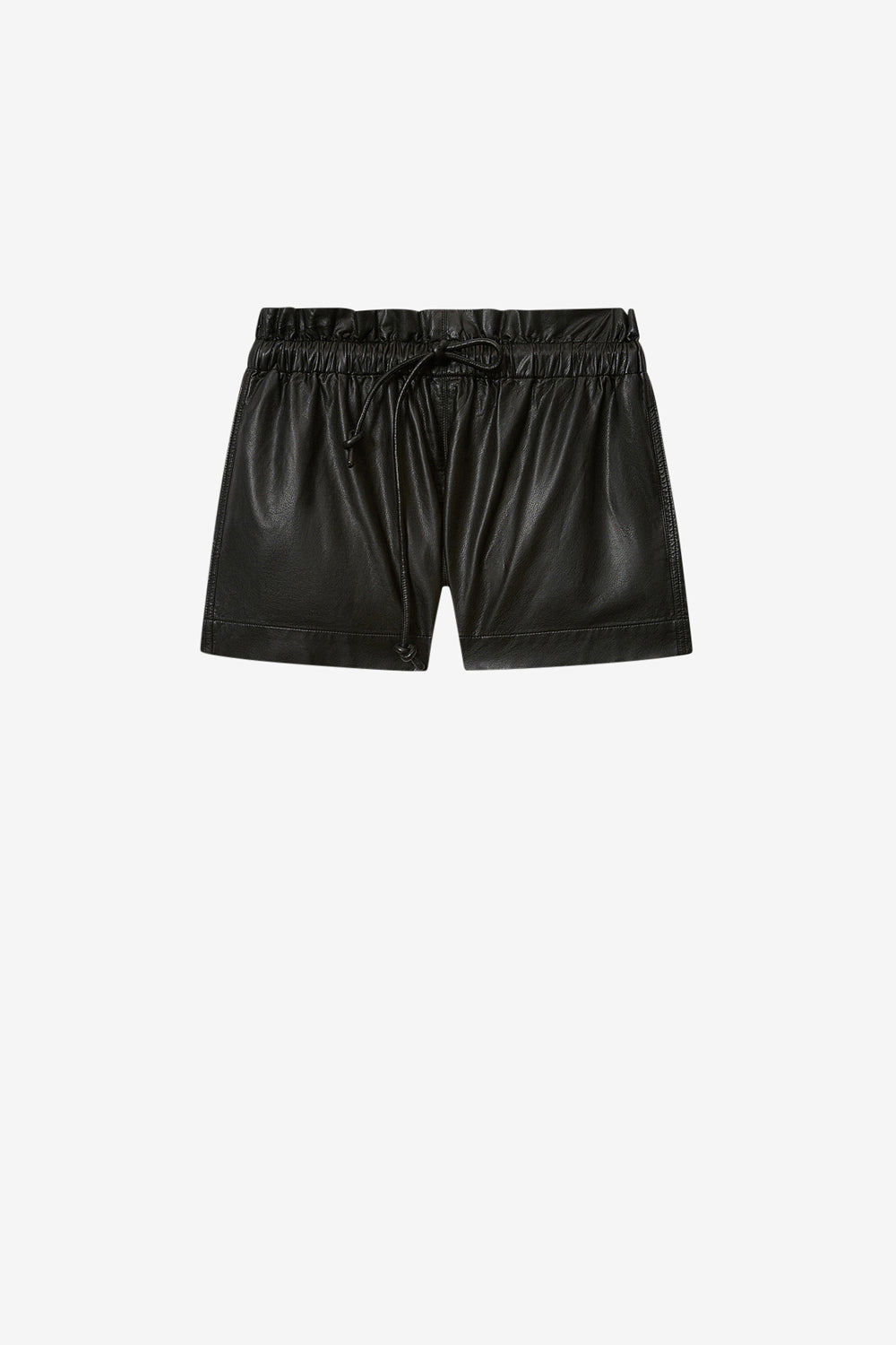 Short naline facon cuir souple et fin - Noir - Woman - 1