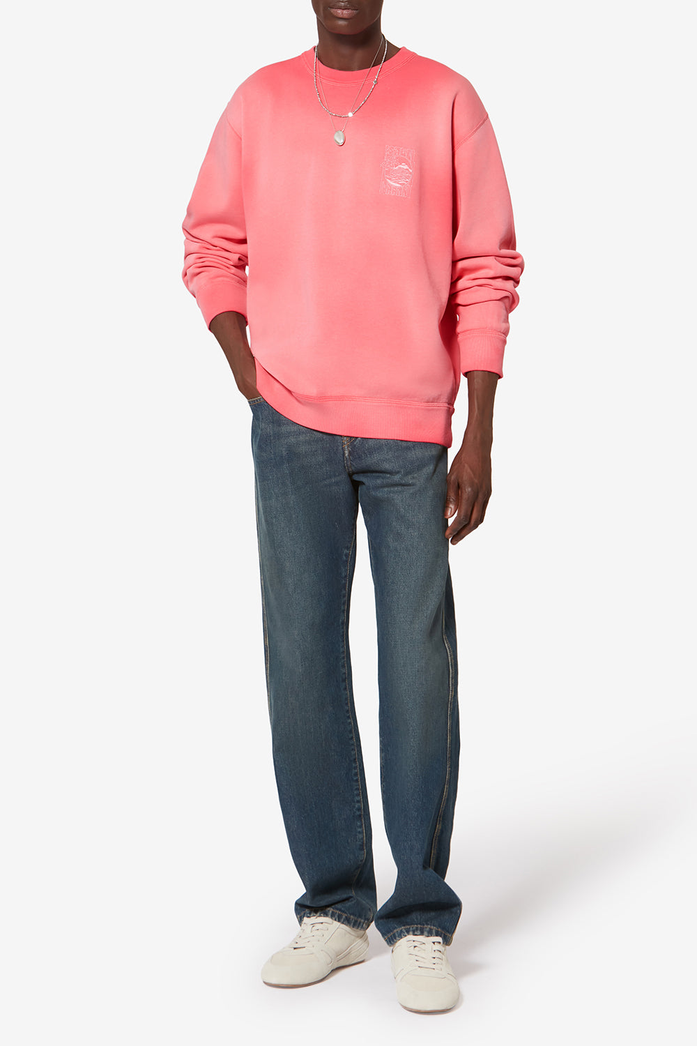 Sudadera mikoy de algodón con logotipo - Rosa - Man - 2