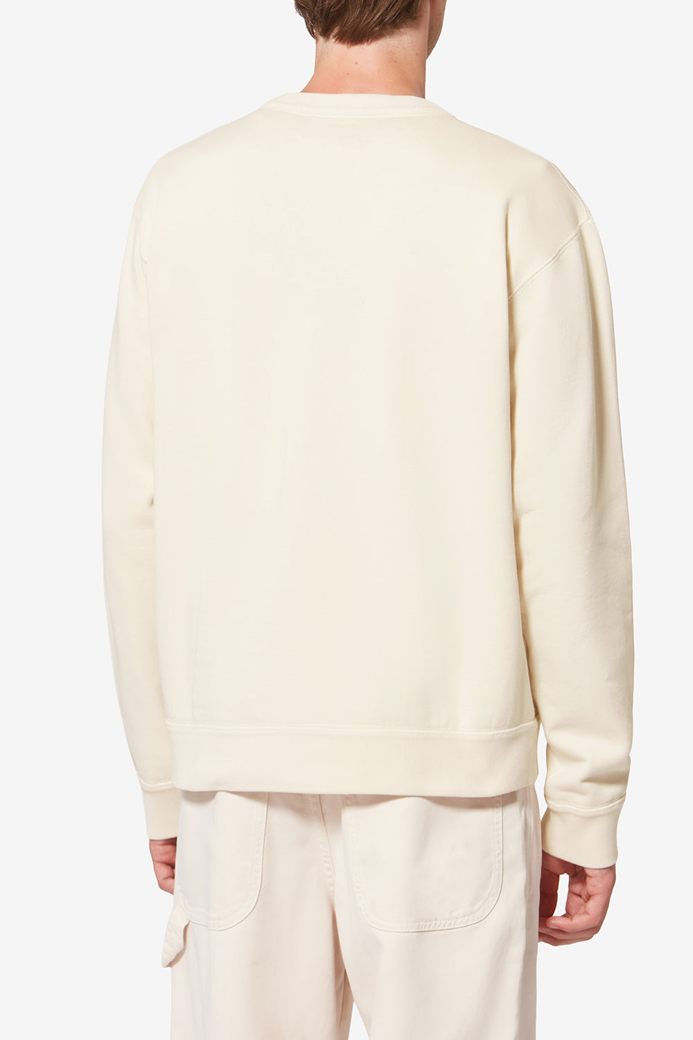 Sudadera mikoi de algodón con motivos bordados - Crudo - Man - 5