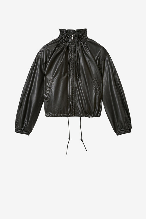 NEELA FAUX LEATHER JACKET