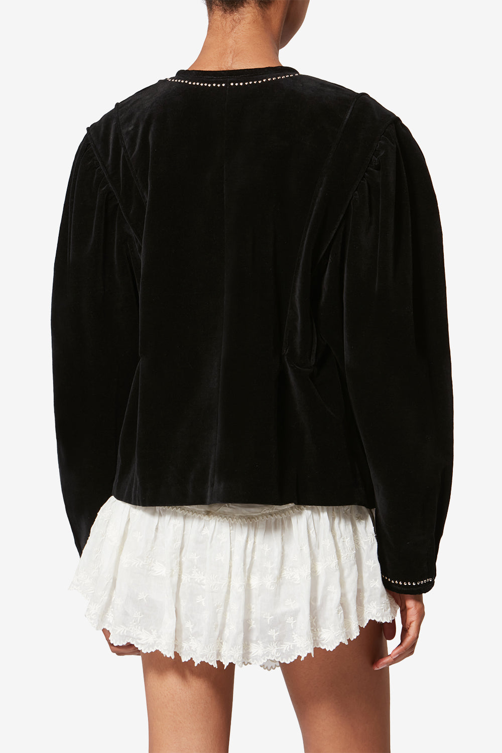 Veste pietra en velours - Noir - Woman - 5