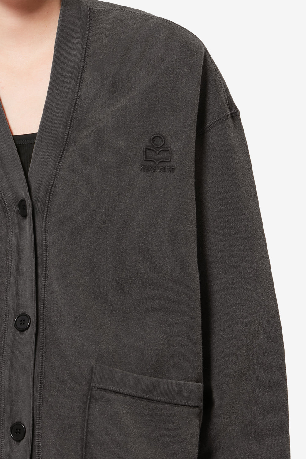 Stephy cotton jacket - Black - Woman - 3