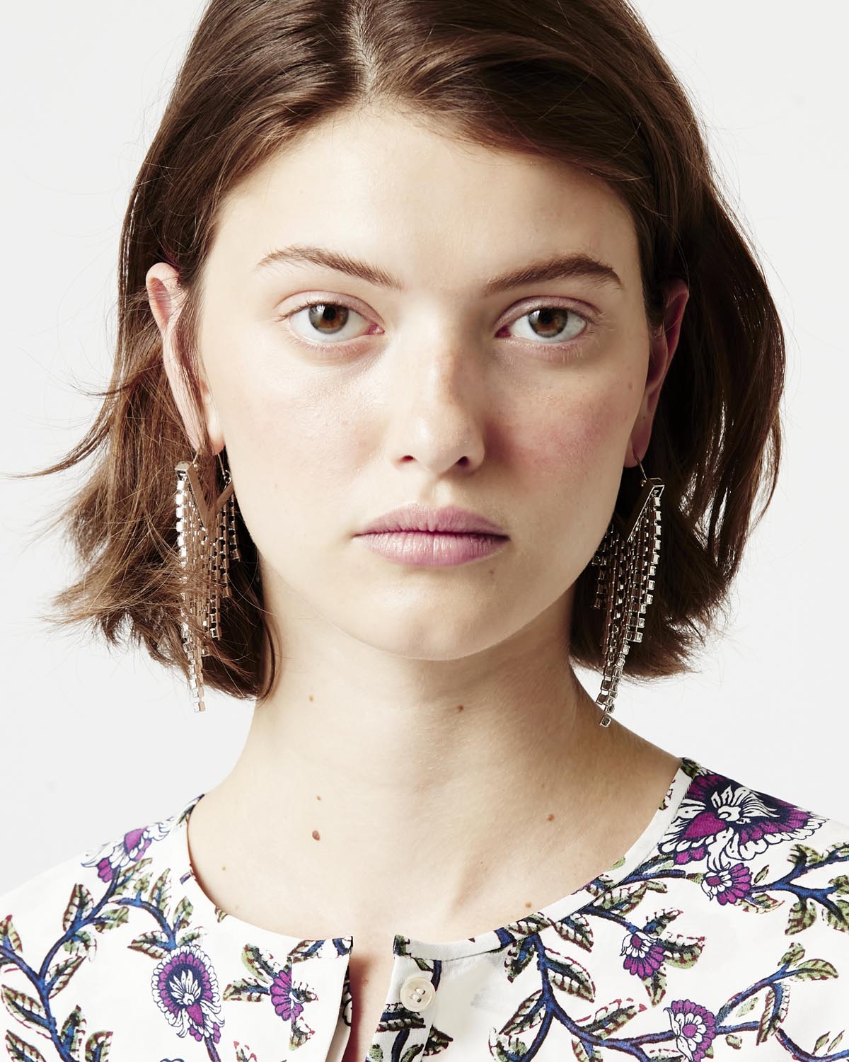 Melting earrings Woman Transparent 1